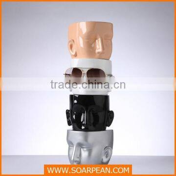 Fiberglass High Glossy Head Mannequin For Glassed Display photo-5