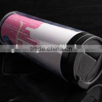 350ml Double Wall Plastic Travel Coffee Mug photo-4