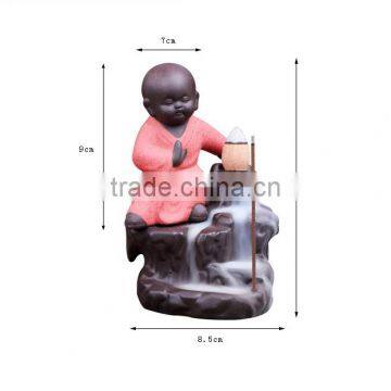 Kungfu Monk Backflow Incense Burner Creative Arts And Crafts photo-6