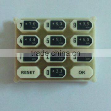 Custom Good Quality Silicone Rubber Keypad With Silk-screen for Remote Control photo-3