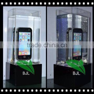 Lighting Acrylic Mobile Phones Used Waterproof Showcase