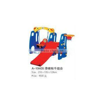 Hot Popular Sale Kids Playground Slide & Swing(A-19405)