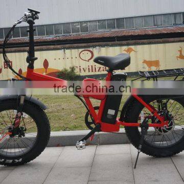 20" 500w Electric Folding Bike Electric Fat Bike photo-2