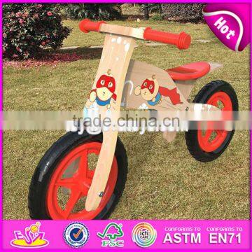 2017 Best design original work balance wooden children bicycle for sale W16C176