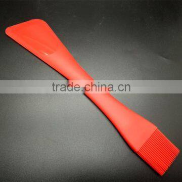 Double Function Dual-slided Silicone Spatula With Baking Brush photo-3