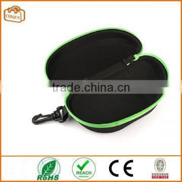 Fashion Portable Carabiner Eye Glasses Sunglasses Hard Case Protector Box (Green) photo-3