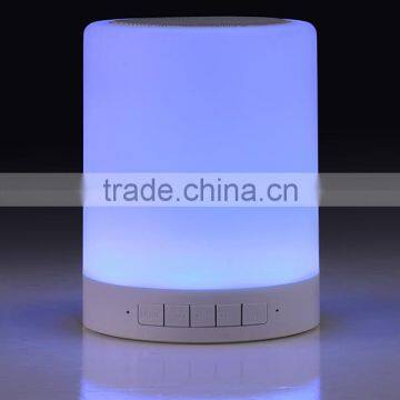 MP3 Player Portable Led Touch Sensor Table Lamp With Mini Bluetooth Speaker photo-4