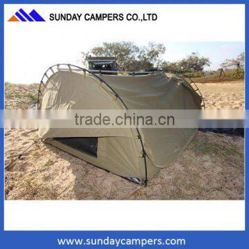 2-3 person 4x4 4wd offroad waterproof canvas swag tent with top quality