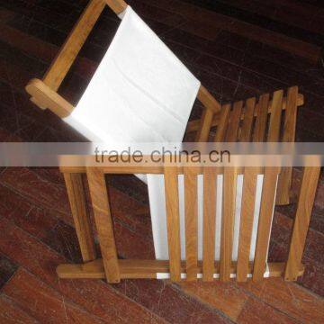 Solid Wood Beach Chair / Folding Leisure Chair photo-5