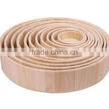 Custom wood tray, round wood serving tray