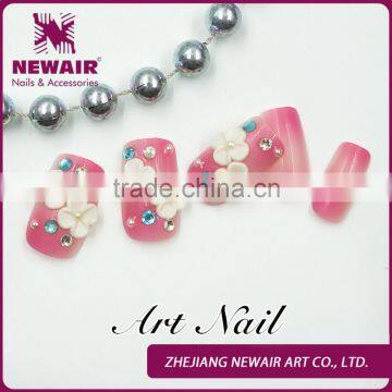 2016 fashion artificial nail tips design color finger nail tip designed nail tips wholesale