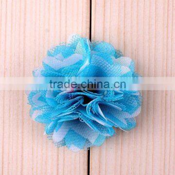 Fabric and Mesh Flower Clip for Kids Hair Accessories photo-6