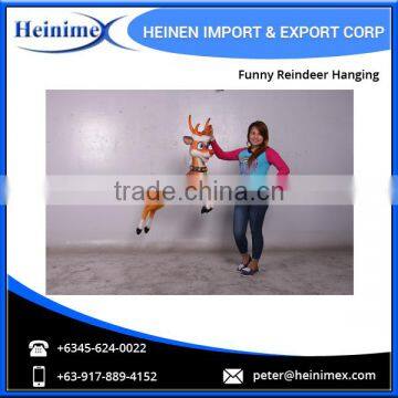 Hot Sale Christmas Decoration Funny Reindeer Hanging photo-3