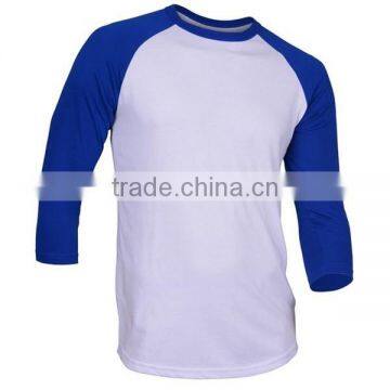 Cheap Custom Cotton Baseball Mens Raglan T-Shirt