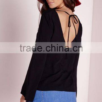 New Arrival Women Scallop Neck Blouse 2016 photo-4