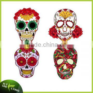 Skull T-shirt Heat Transfer Sticker Iron On Plastisol Heat Transfer photo-4