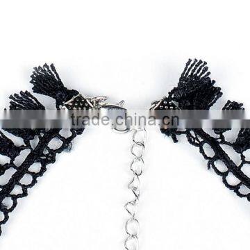 Fabric Lace Choker Necklace Elegant Woman Necklace Jewelry photo-3