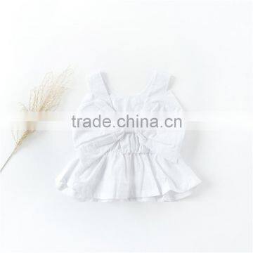 2017 New Design Shirts Casual Girl Wide Shoulder Strap Top Clothes Ruffle Clothes Summer Dresses photo-5