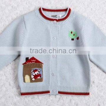 Dongguan Manufactured Kids Thick Wool Knit Sweater Coat Pattern photo-2