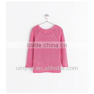 2014 Girl's Lovely Frills Knitted Pullover Sweater