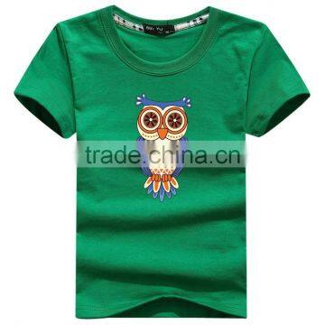 2015 High Qaulity Cute Owl Pattern Boys T-Shirt Wholesale