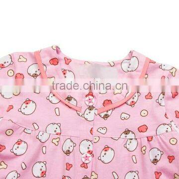 2016 cartoon prints,children Sleepwear,Kids colour soft Cotton,comfort nightwear,pajamas