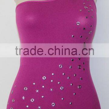 diamonds ironning seamless ladies fashion camisole top