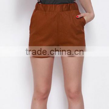 EY0586P High Waist Fashion design hem shorts for women wholesale