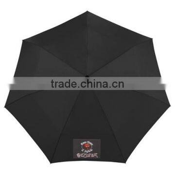 44" Totes 3 Section Auto Open/Close Folding Umbrella - Opens and Closes With the Press of a Button and Comes With Your Logo photo-3