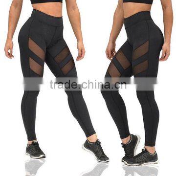 Walson Compression Skin Tight Mesh Sport Gym Wear Women Yoga Pants photo-2