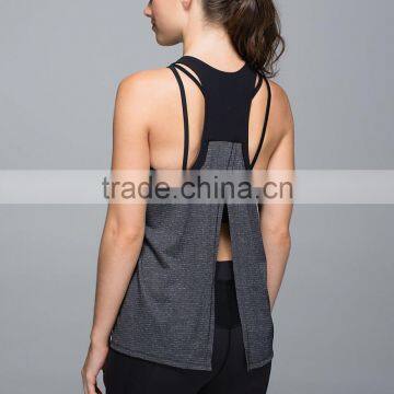Ladies Tops Latest Design Custom Fitness Sports Gym Yoga Tank Top photo-6
