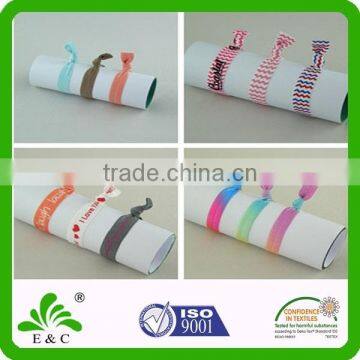 Custom wholesale Oeko-tex100 latex free hair elastics