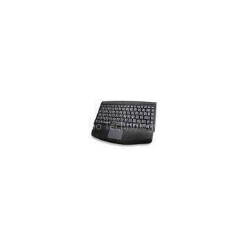 multi-language compatible with IBM PC / PS2 / USB / U + P USB Wired Black Metal Keyboard