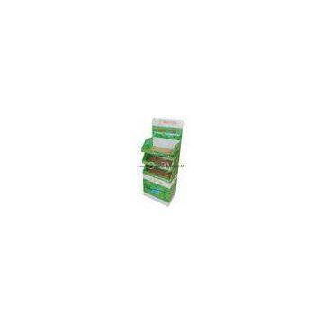 Glossy Cardboard Floor Displays Pallet Shelf showcases