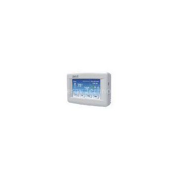 Full Color LCD Heat Pump Thermostat , Wireless Programmable Room Thermostat