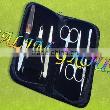 Salon Gift Set Beauty Kit Tweezer Manicure Pedicure 9 p