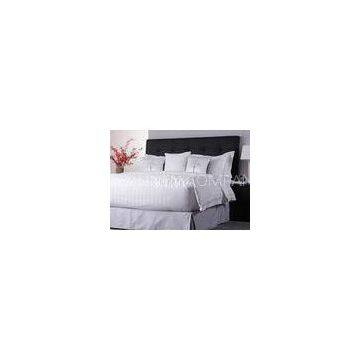 60% Cotton 40% Polyester Tone-on-Tone Stripe Hotel Linen Bed Sets Single Size or Twin Size