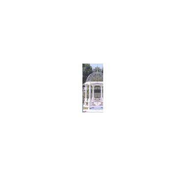 White Marble Sculpture--Pavilion
