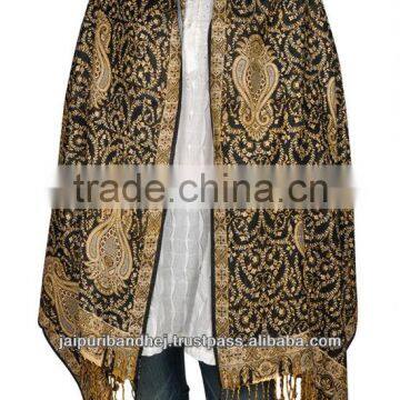 double printed pashmina stole & shawl