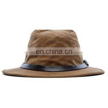 Wholesale Blank/custom Black With the Leather Belt Bucket Hat/cap photo-3