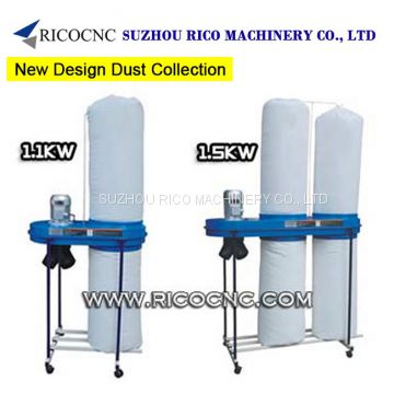 Portable 1.1KW 1.5KW Woodworking Industrial Dust Extractors Machinery for Woodworkers Dust Collection