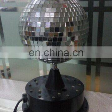 Party Disco Mirror Ball Spinner Motor with colorful LED light