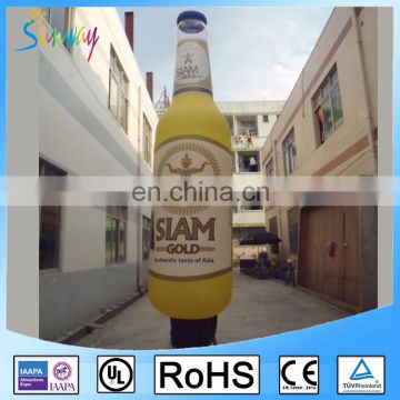 15ft Giant inflatable Bottle Air Dancer With Blower For Advertising