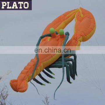 outdoor advertising inflatable flying lobster for sale