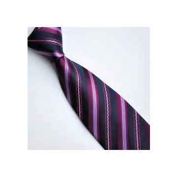 Extra Long Paisley Silk Woven Neckties Boys Pink