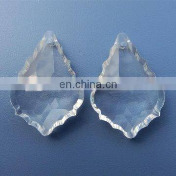 38*28mm leaf shape crystal chandelier parts