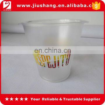 factory high quality plastic frosted ice bucket for wholesale