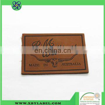 Leather label patch/ small leather patch for clothing