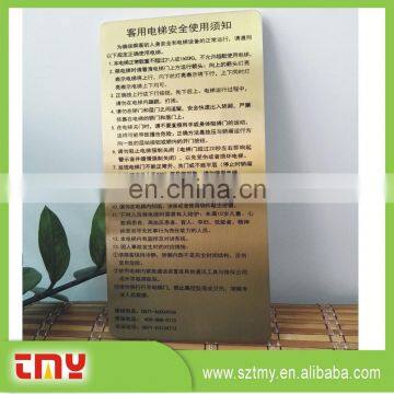 Table Direction Metal Stainless Steel 304 Brushed Sign Letters photo-2