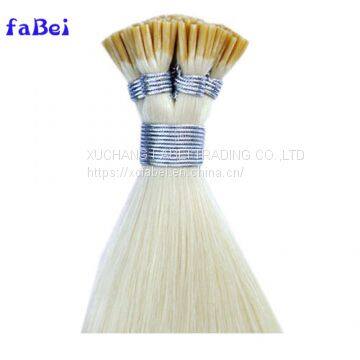 Italy Keratin Fusion Hair Extensions Remy Cuticles Intact Straight Nail U I V Flat Tip Hair Extension